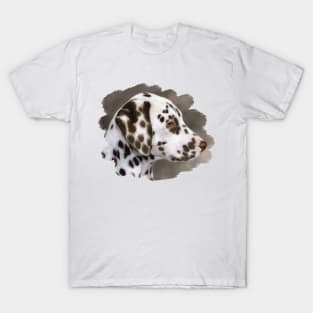 Dalmatian Puppy painting T-Shirt